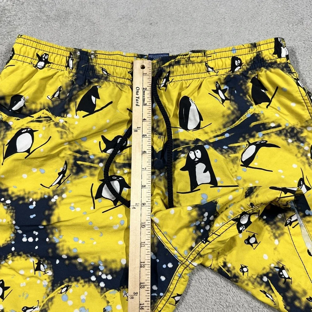Vilebrequin Swim Shorts Mens 2XL Ski Penguin Print Lined Beach